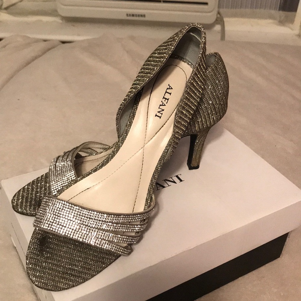 Alfani peep toe prom heels